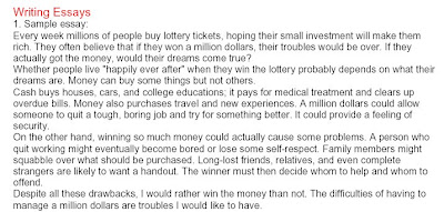 Sample IELTS essays - - DC IELTS